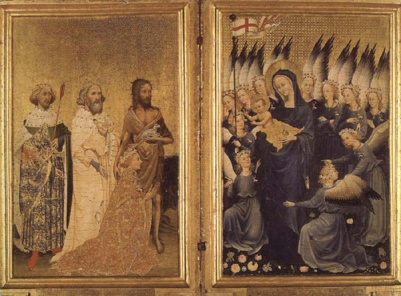 unknow artist the wilton diptych France oil painting art